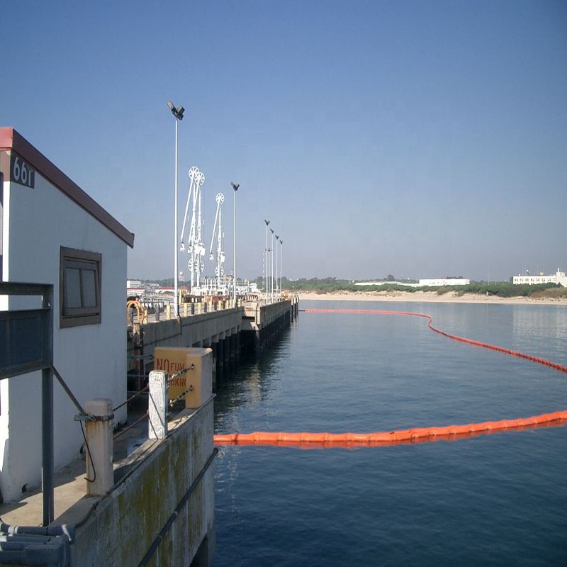 ПВХ плавающий барьер для морских водорослей с сетчатой крышкой