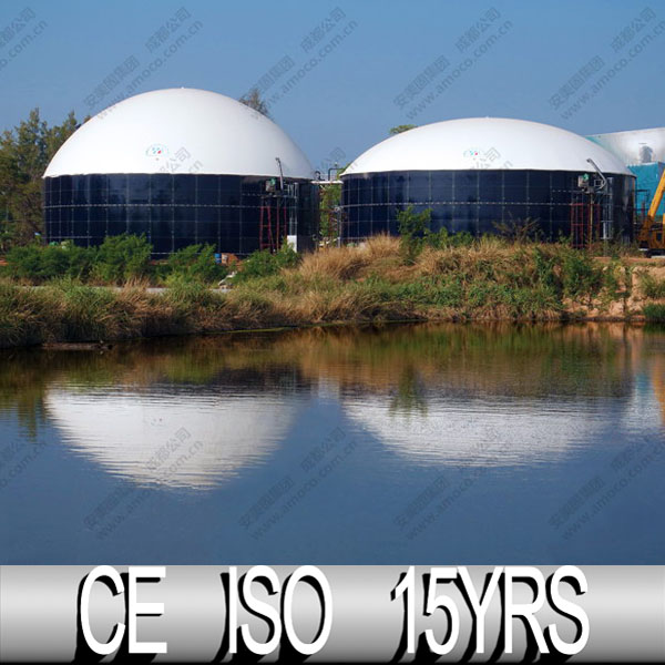AMOCO CE сертифицированный мембранный держатель для биогаза, газовый держатель, проект 2017 в Таиланде