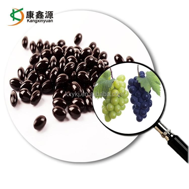 Natural Grape Seed Oil Cold Pressed Essence Antioxidants Oem Private Label Powder Essential Capsules