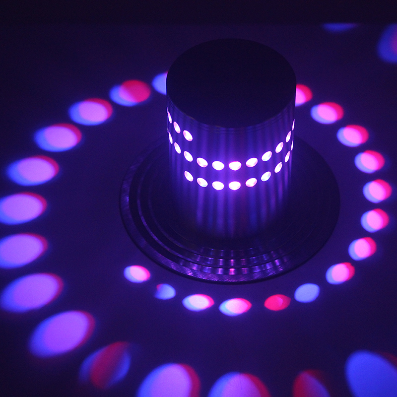 Высокое светодио дный светодиодный настенный светильник Крытый rgb лампа красочные