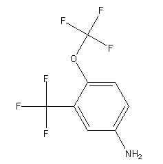 Кас #104678-68-4, 5-амино-2-(trifluoromethoxy) benzotrifluoride; C8H5F6NO
