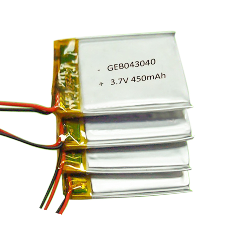 GEB043040 3,7 V 450mAh lipo аккумуляторная батарея для MP3/наушников/GPS трекера