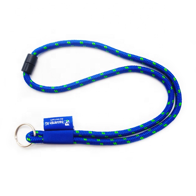 Wholesales custom logo tube whistle lanyard