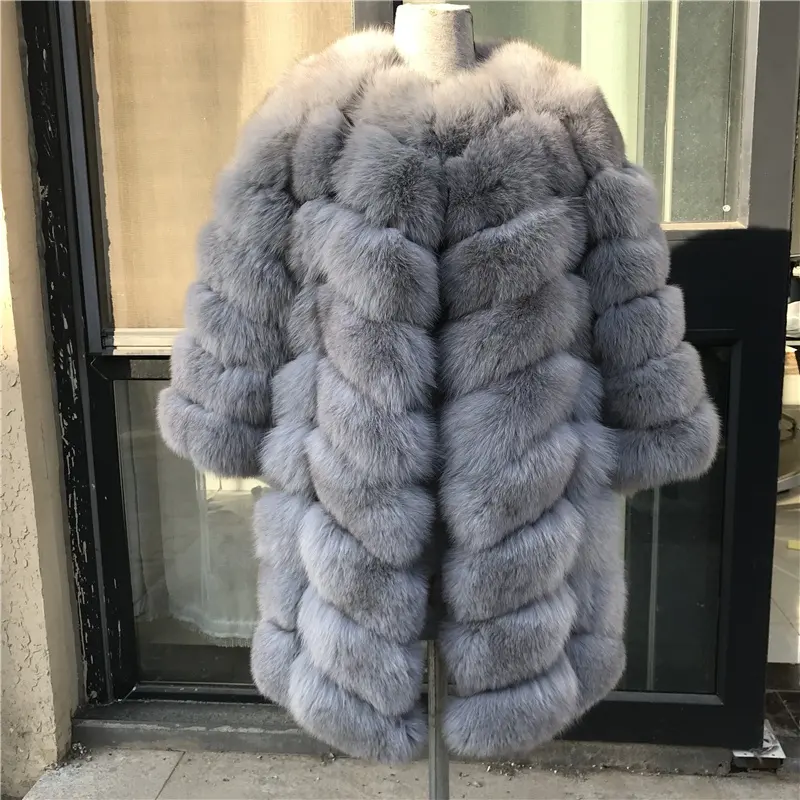 Lantian fur factory лисий мех пальто для женщин