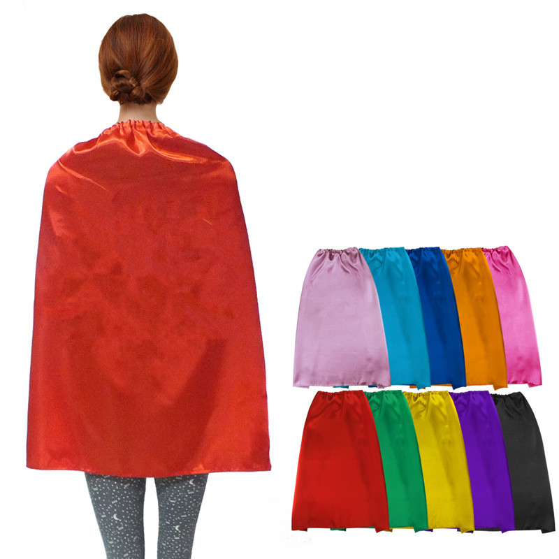 unisex satin cheap personalize printed party cape with free sample