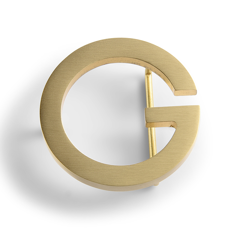 Wholesale Custom Luxury Metal Hollow Letter G Belt Buckle Strap Hardware Manufacture