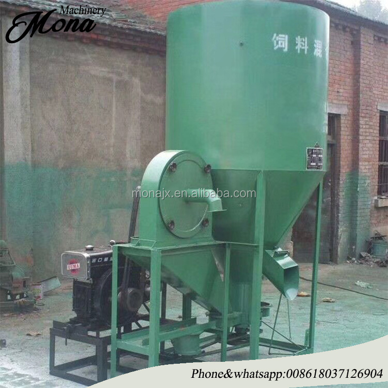 Poultry Feed Mixer Grinder Machine for making animal feed