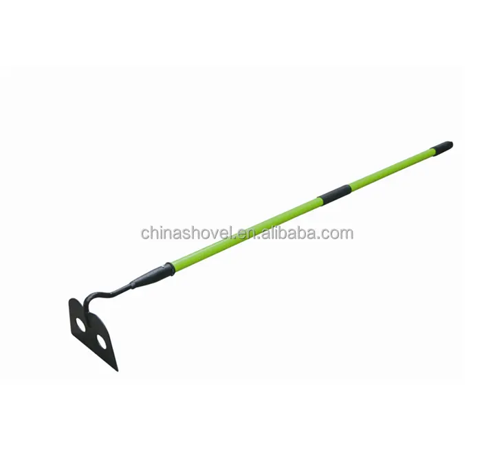 SH002 garden rake with long fiberglass handle