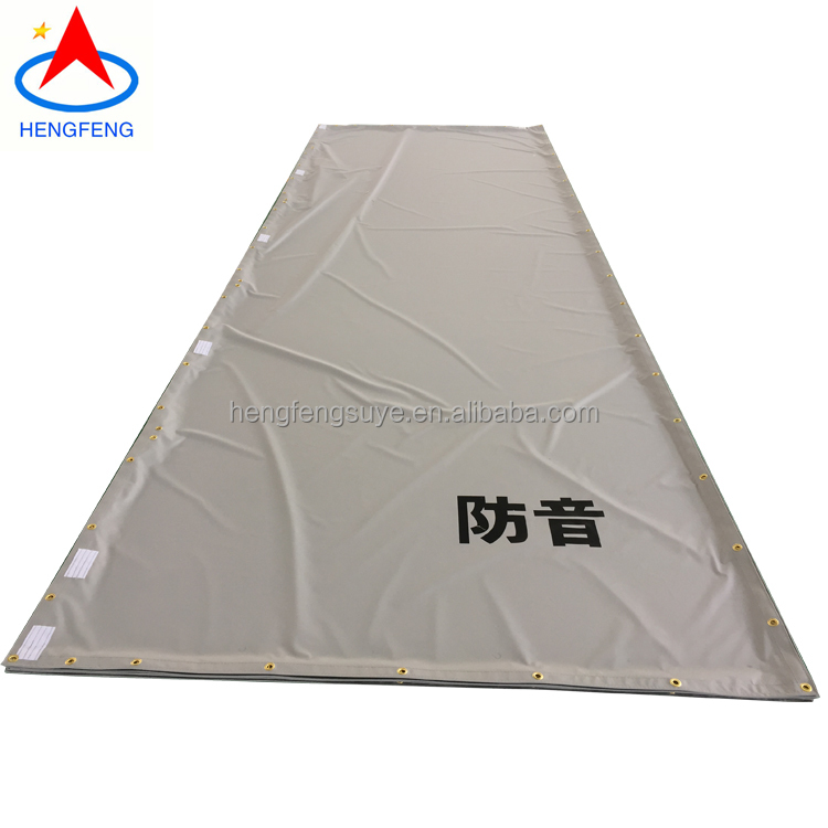 Огнестойкость ПВХ звукоизоляционный лист (нетто) 500D/9X9 500GSM 1,8 м X 3,4 м/pc, Горячая используется в Японии, Юго-Восточной Азии