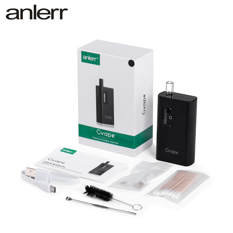 New 2019 dry herb vaporizer amazon Anlerr custom logo vaporizer pen 2200mAh Gvape ceramic vaporizer on wholesale