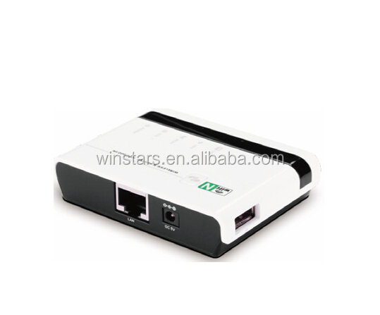 USB 2,0 Беспроводная Сеть USB с Wi-Fi печатным сервером