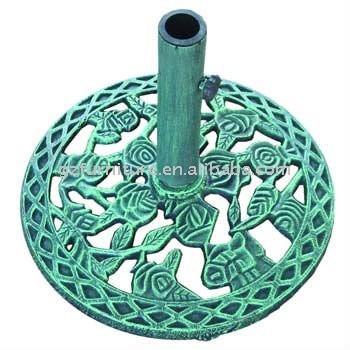 cast iron umbrella stand , outdoor parasol base
