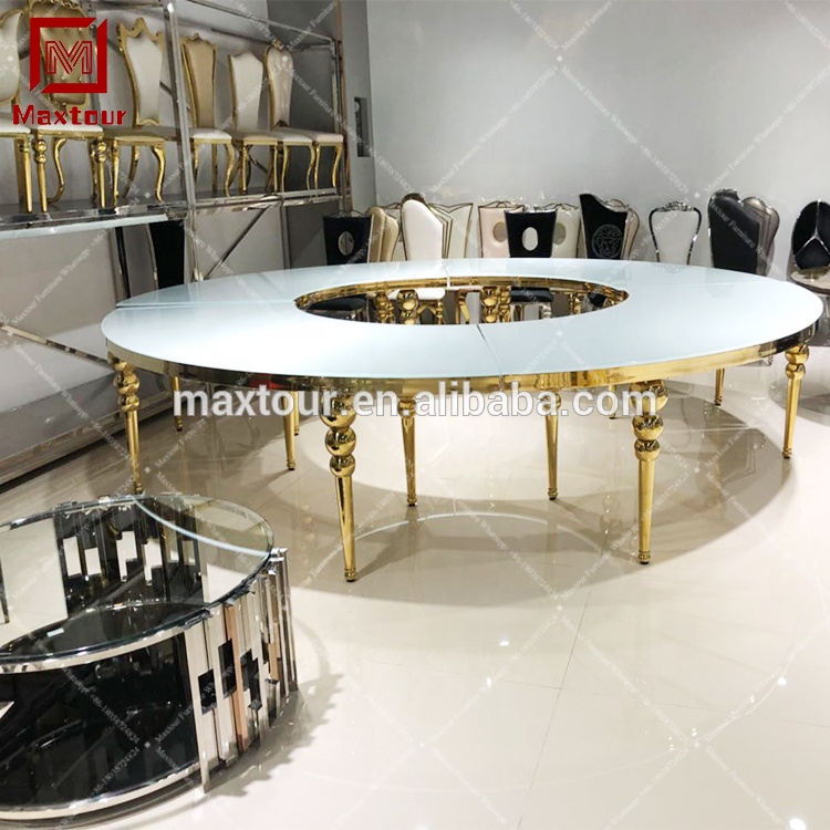 buy furniture from china online circular stainless steel table leg banquet tables