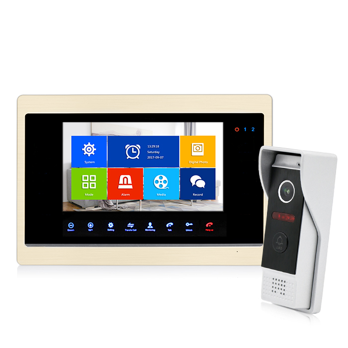 New Arrived Video Door Phone Wired With Nice Design With 720P Display And Motion Detection