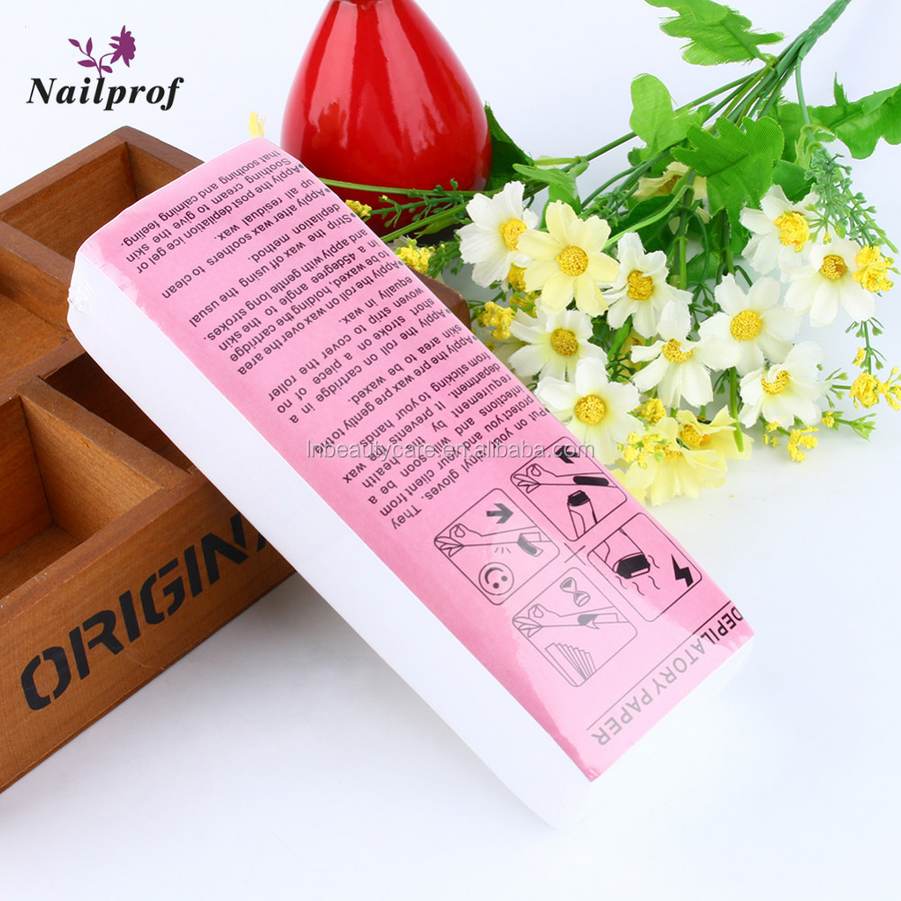 Nailprof Disposable Cotton Depilatory Wax Strips /Hair Remove cotton waxing strips