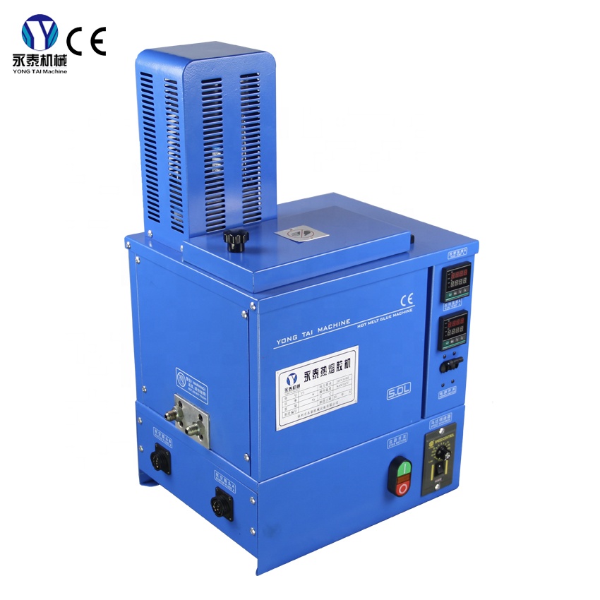 YT hot melt glue machine used in industry