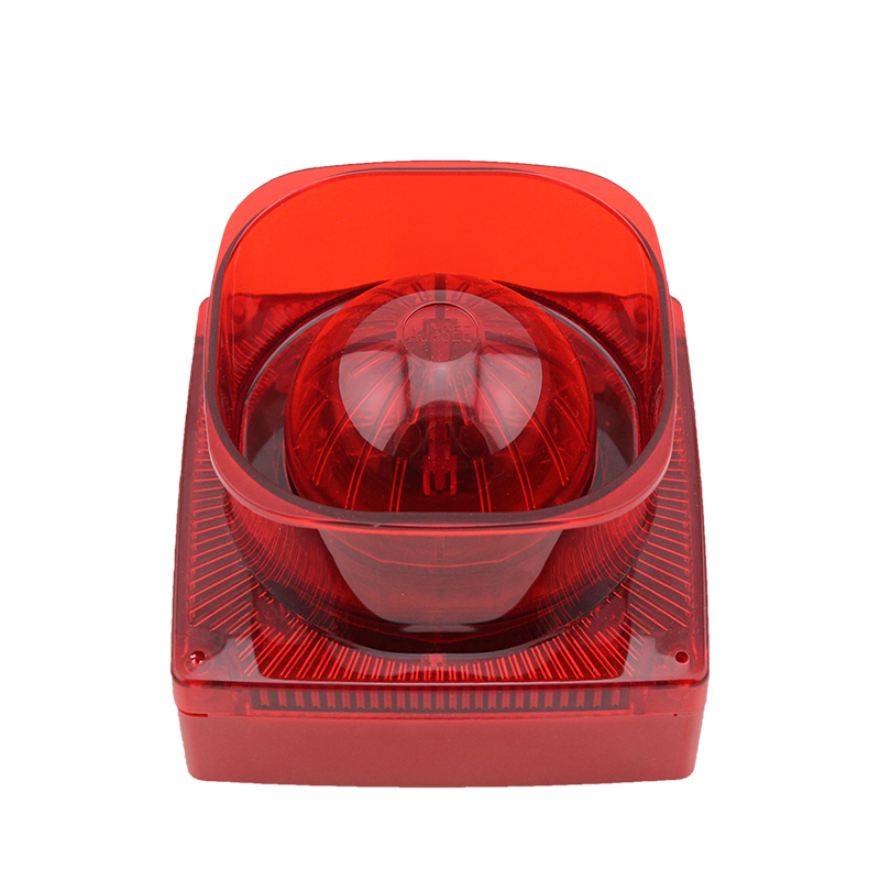 DC 24V 8 Tones Portable Strobe Siren Emergency Flash Sounder Fire Alarm