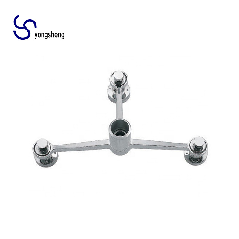 3 Arms Spider Fixxings Joint Glass Spider Routel Fitting Curtain Wall