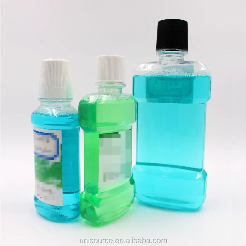New wholesale hot OEM different flavor antiseptic liquid bottle mouthwash brands