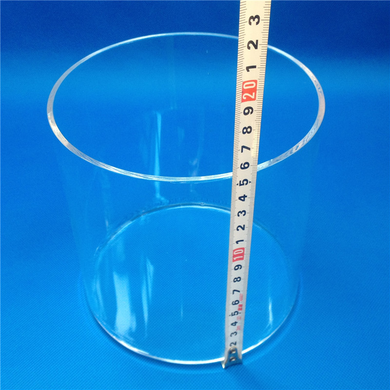 Трубка из жаропрочного кварцевого стекла HM clear, длина 4, 5, 6, 8, 9 дюймов, большой диаметр