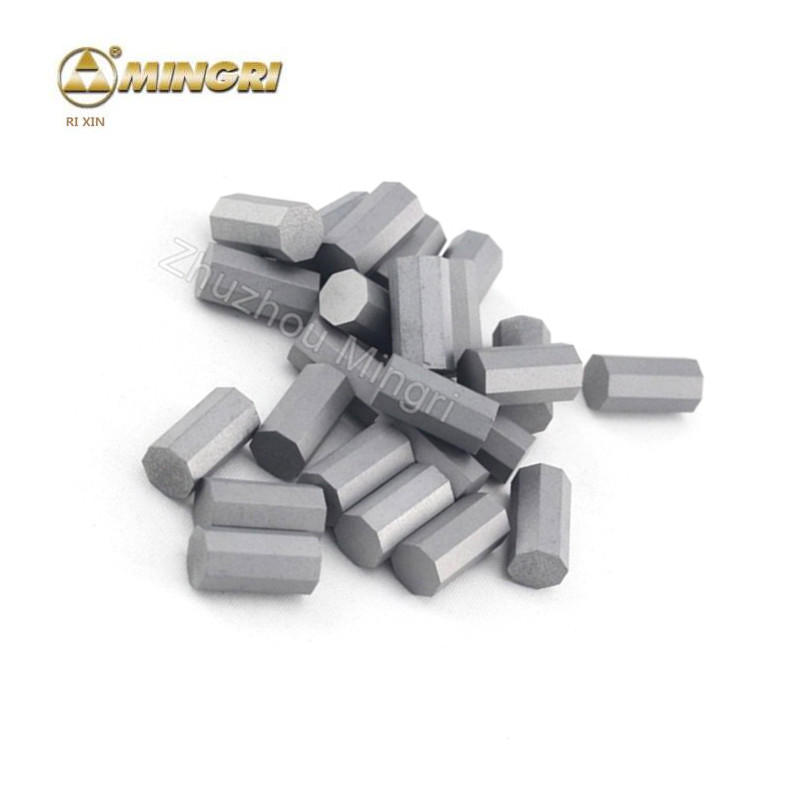 RIXIN бренд Tungsten цементированный карбид T30 Восьмиугольные колонны вставки наконечники