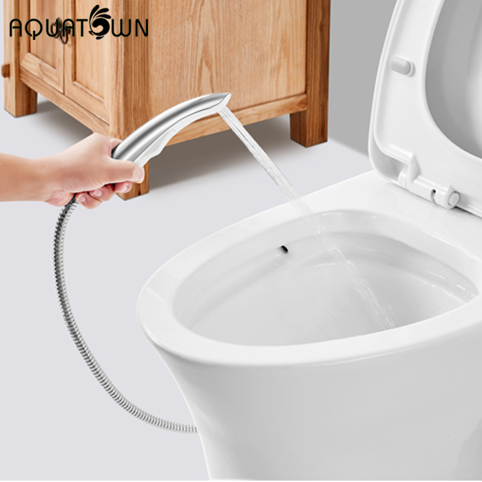 Новый дизайн, роскошный ручной распылитель для биде Aquatown с регулируемым давлением воды