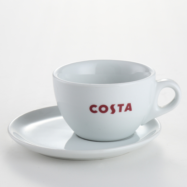 Manufacturer Supplier porcelain cup saucer white for wholesales