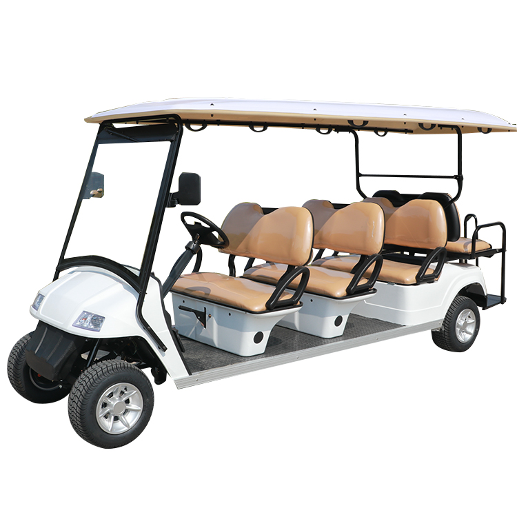Competitive Price High Quality 8 Seats Electric Golf Cart With Rain Cover