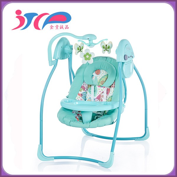 2-в-1 электронный swing with canopy and front tray электрические детские качели