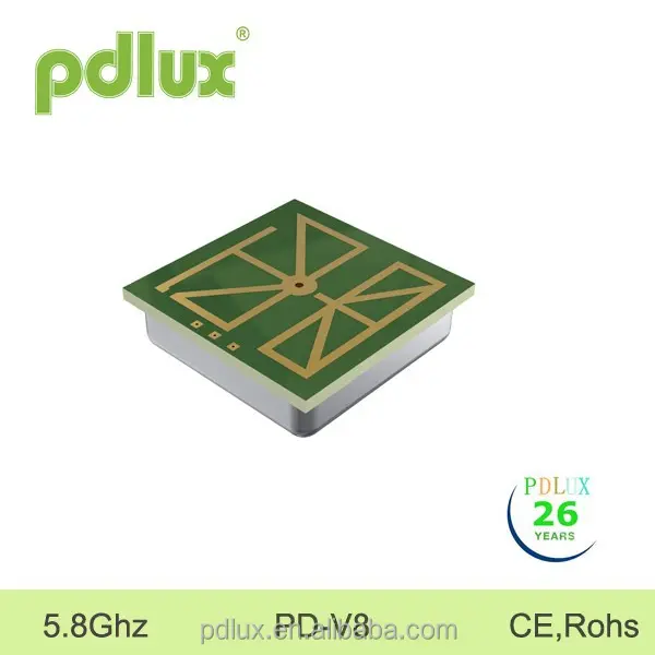 360 or 180 degree 5.8GHz Microwave Motion Sensor PD-V8, C-band Bistatic ,Doppler Transceiver Module