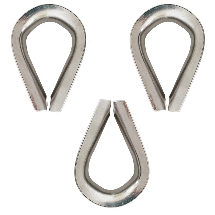 stainless steel cable thimble wire rope thimble