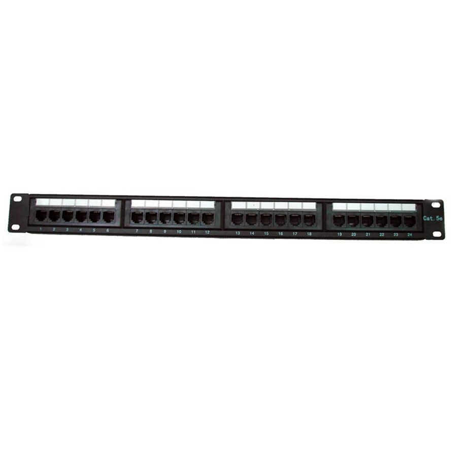 Заводская цена 8P8C RJ45 Cat5e UTP 24 порты и разъёмы 1U сети Ethernet Патч панель