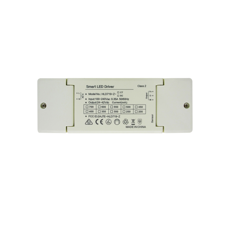 Светодиодный блок питания ZigBee с интеллектуальным беспроводным управлением, 24 В, тонкая лента 25 Вт SC CCT, светодиодный драйвер