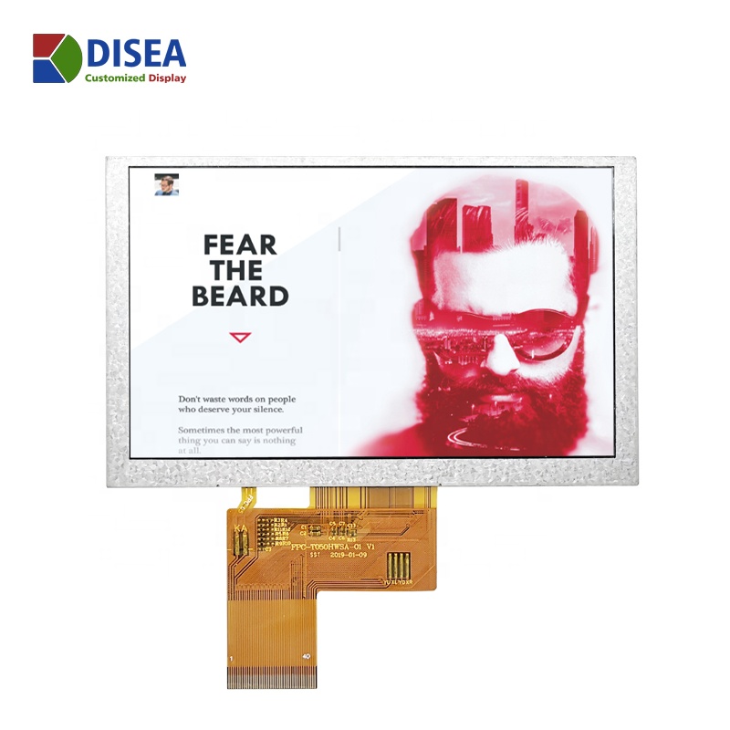 5,0 дюймов ЖК-дисплей на заказ 24BIT RGB led дисплей Панель с высокой яркостью 5-дюймовый ЖК-дисплей
