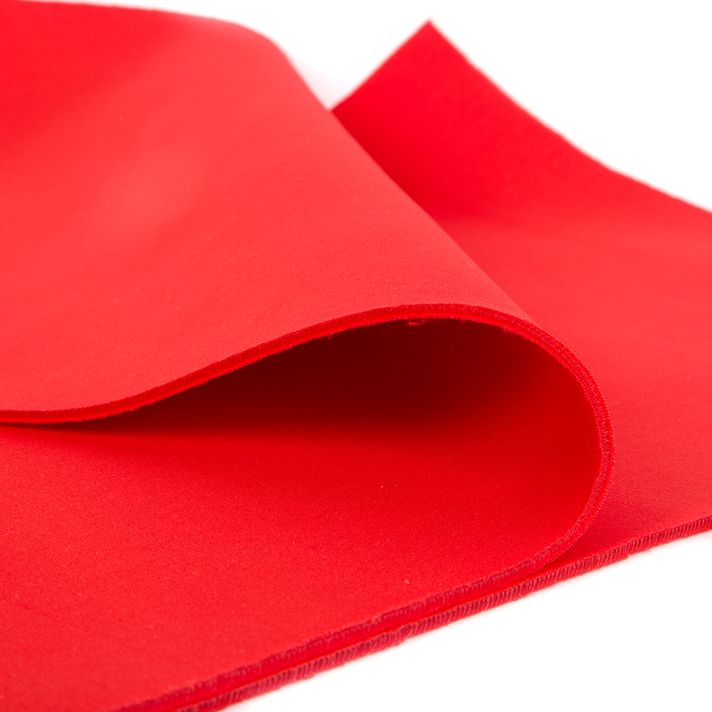 017 red factory direct 1.5m air mesh easy-cleaning air permeable fabric Elastic Air Layer Knit Scuba Techno Sandwich Fabric