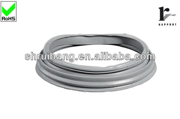 Washing machine door seal gasket
