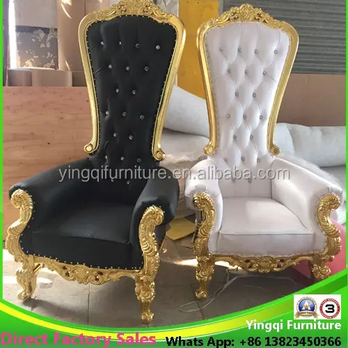 Wedding Chair Hot Sale High Back Wedding King And Queen Chair
