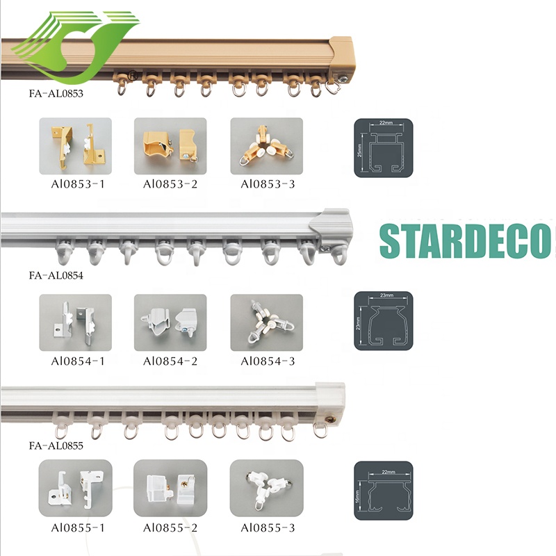 STARDECO сайдинг алюминиевая волна раза занавес трек lowes rail runner