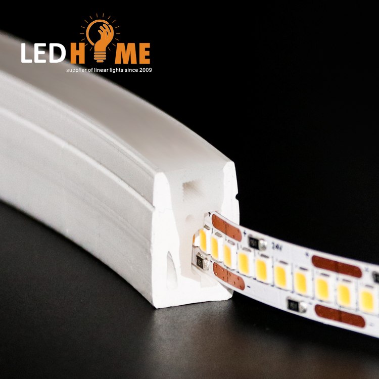 12*20 мм Ap302 Sideview milky silicon flex Неоновый профиль трубки