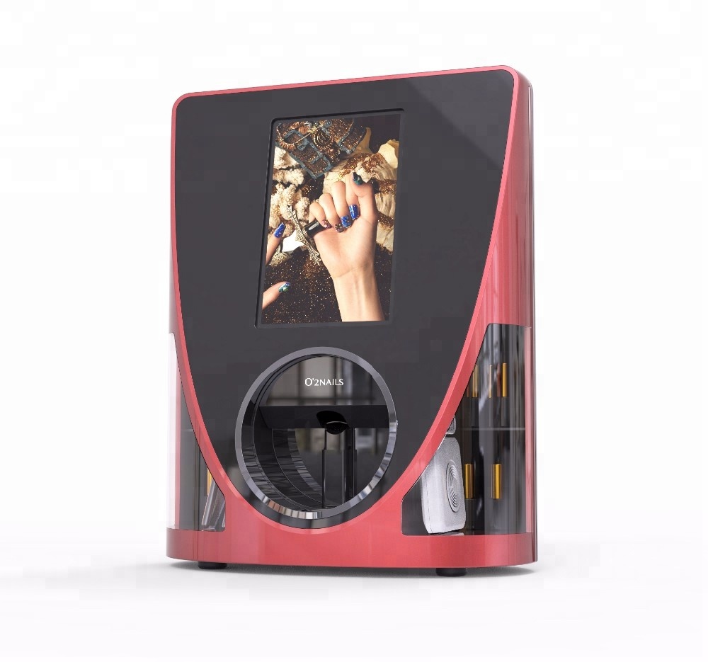 O2nails сенсорный принтер для ногтей v12 портативный лучший Электрический 3d цифровой принтер для дизайна ногтей