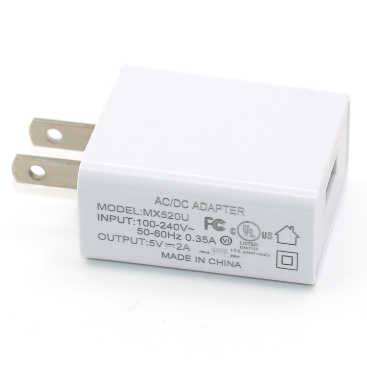 UL usb зарядное устройство 5 v 2a iec для iphone 6S адаптер переменного тока 60950
