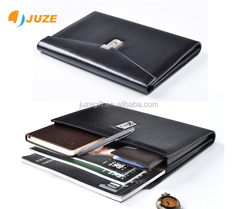 Custom Leather portfolio business bag