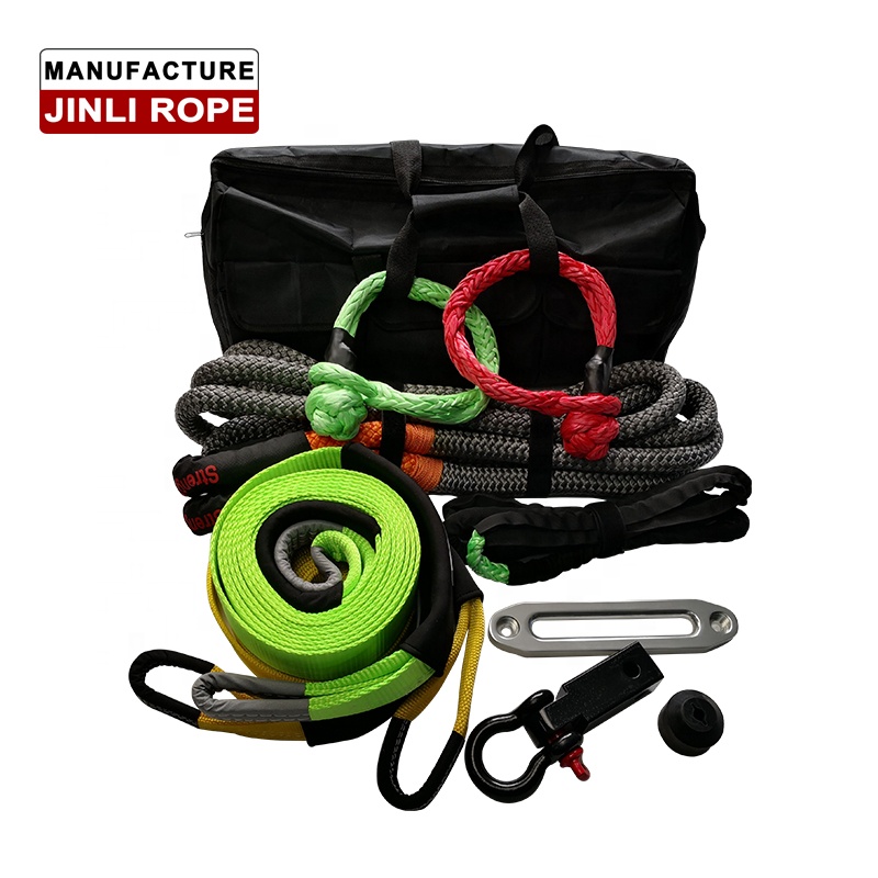 (JINLI ROPE) Сверхмощный 4x4 ремонтный буксировочный набор для буксировки 4X4 SUV / trucks