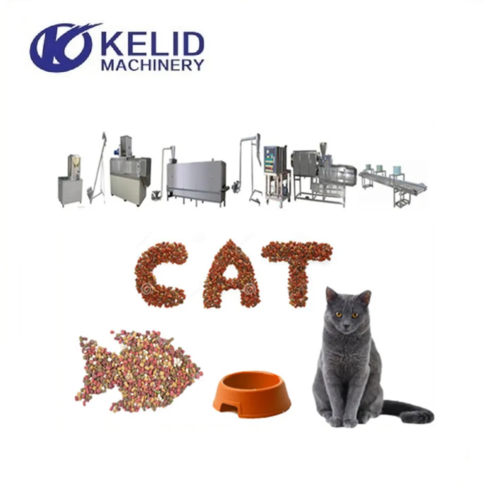 Fully Automatic Pet Dog Cat Food Processing Machine