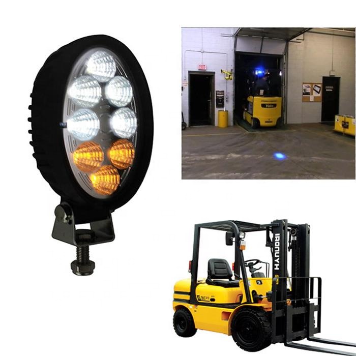 warning forklift lights Safety Lights combination White Amber Flood Beam Warning Safety Lights