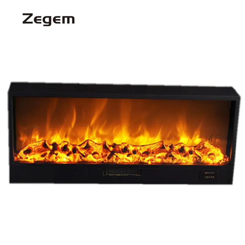800 mm hot sale embedded/build in electric fireplace with led flame with heat function