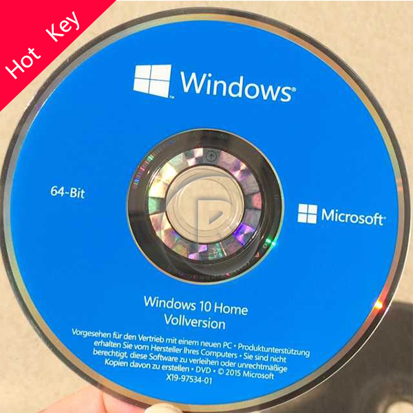 Оптовая продажа Windows 10 домашний oem Полный пакет стабильная поставка DHL Бесплатная доставка немецкий язык Windows 10 Pro