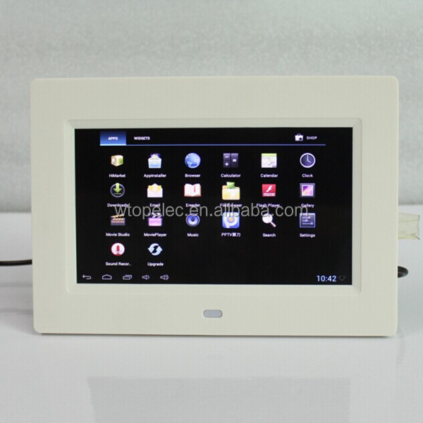 7 дюймов android wifi цифровая фоторамка с сенсорным экраном