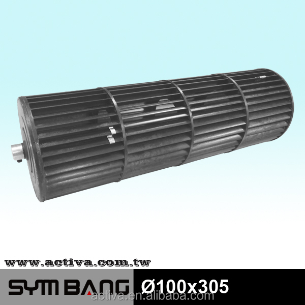 Long life low noise double cross flow fan impeller (CFR100305 )