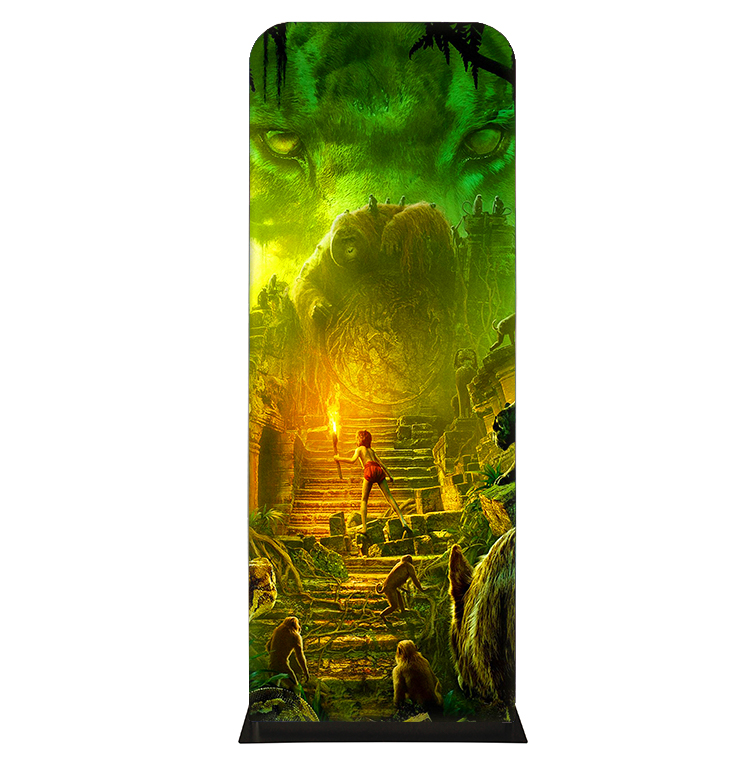Custom size stable exhibition display ez tube banner stand for advertising